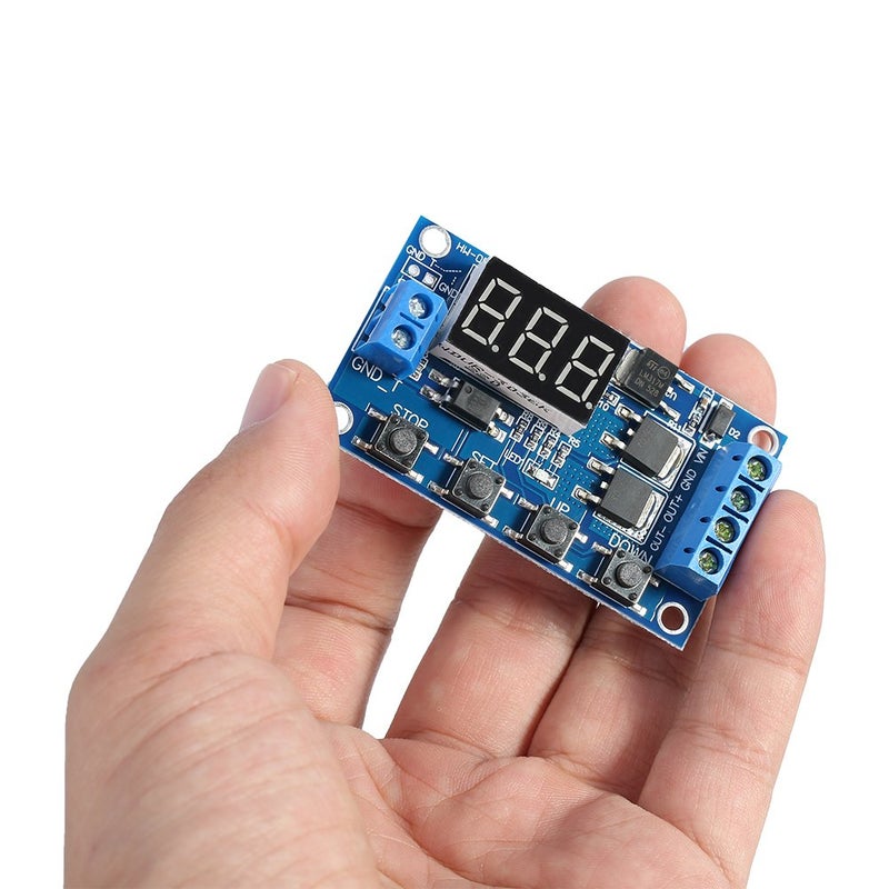 Focket DC 5V-36V Time Delay Relay Module, Timer Relay, Delay Switching Relay Module,Timer Switch with LED Display - Image 4
